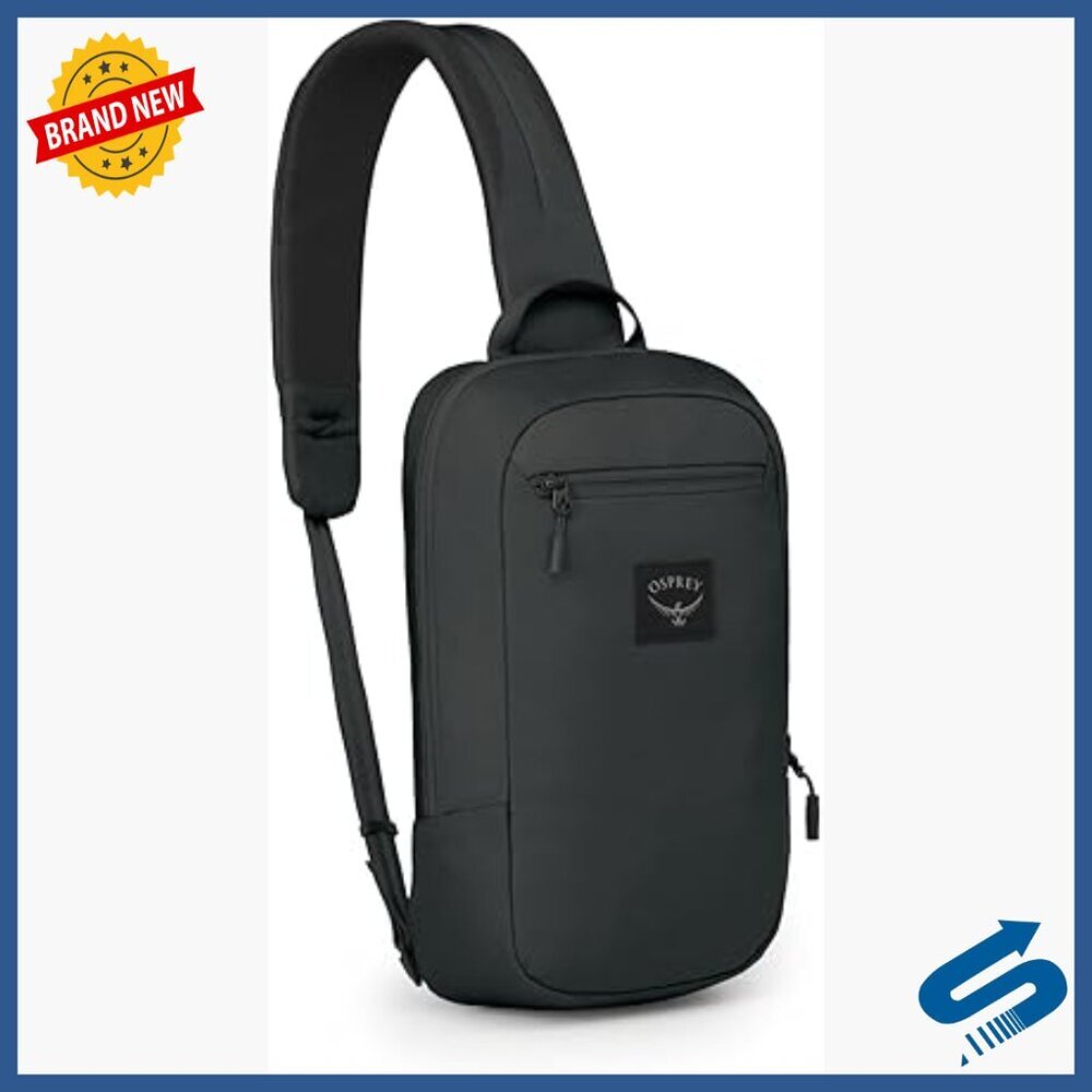 Adjustable Crossbody Sling Bag with Padded Device Sleeve, 6.5L Capacity